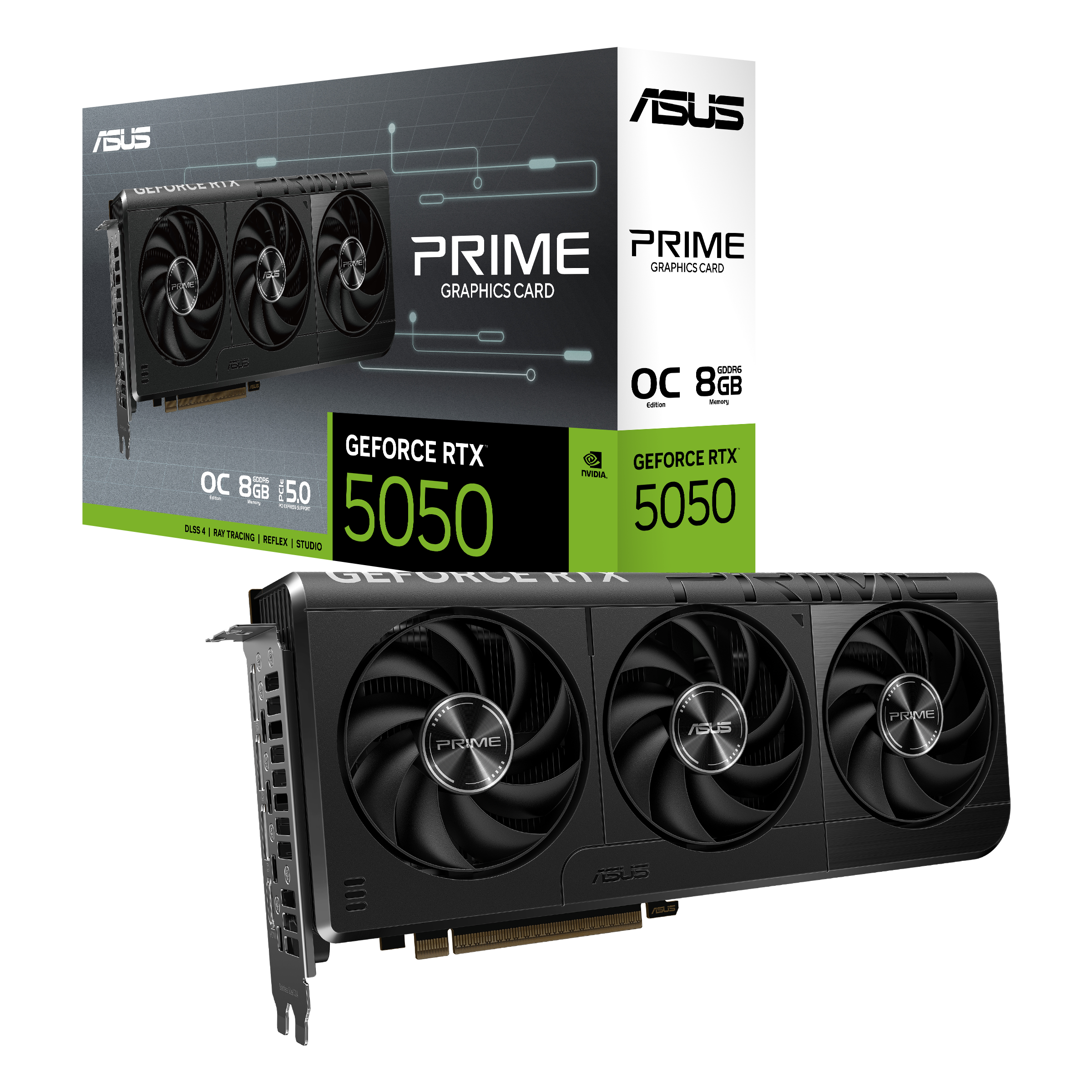ASUS Prime GeForce RTX 5050 8GB GDDR6 OC Edition