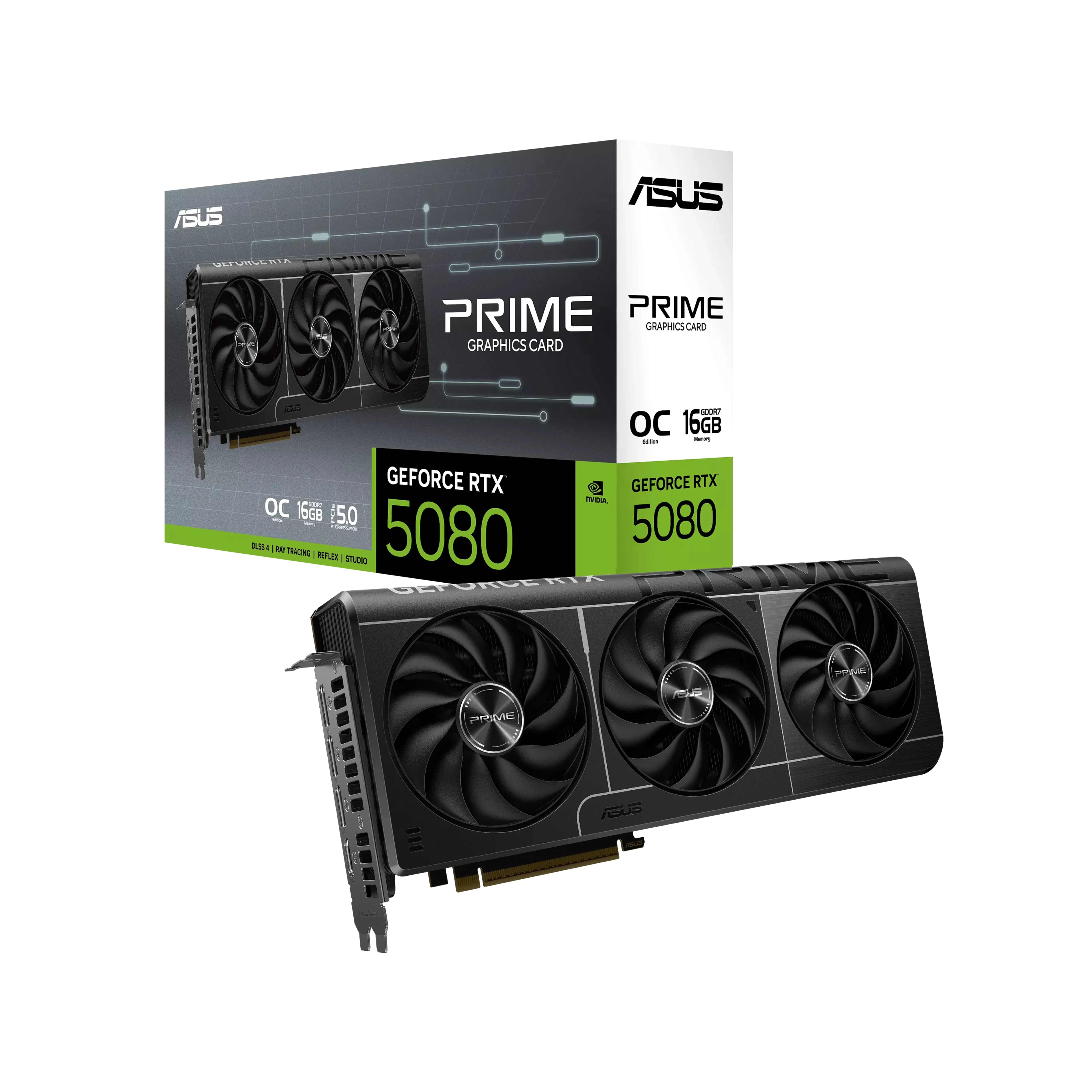 ASUS Prime GeForce RTX 5080 16GB GDDR7 OC Edition