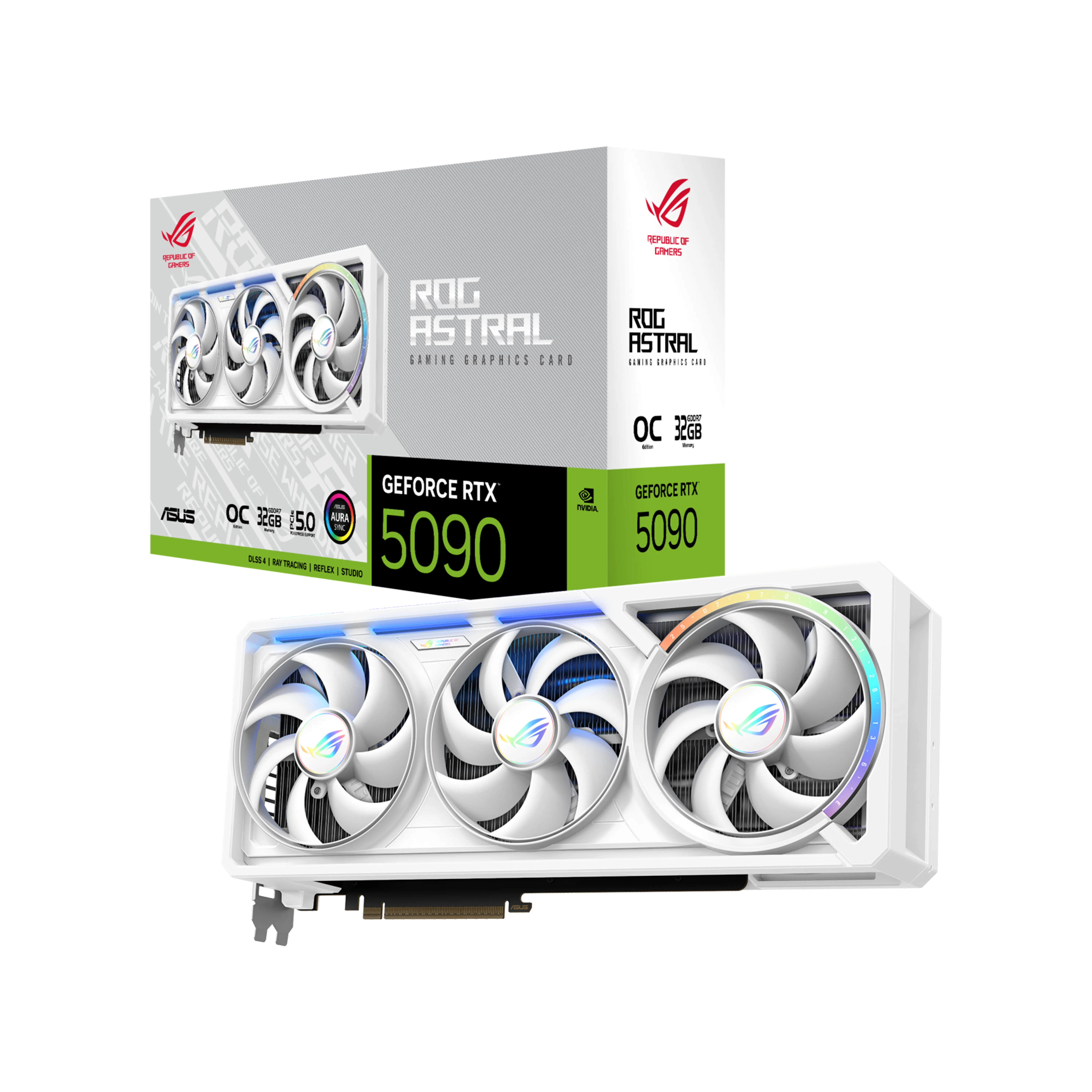 ASUS ROG Astral GeForce RTX 5090 32GB GDDR7 OC Edition WHITE